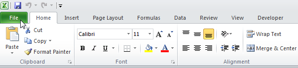 Рабочая книга в Excel