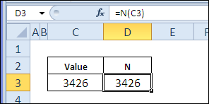 Функция Ч в Excel