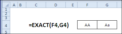 Функция СОВПАД в Excel