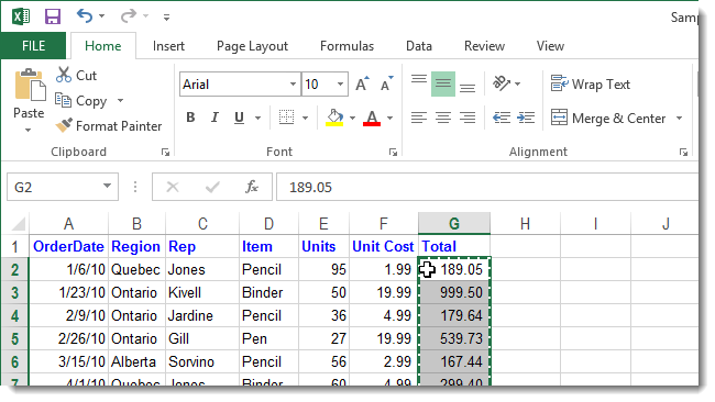 Замена формул на значения в Excel