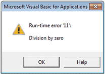 Ошибки в Excel VBA