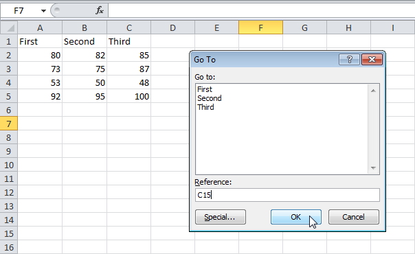 Функциональные клавиши в Excel