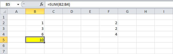 Параметры вставки в Excel
