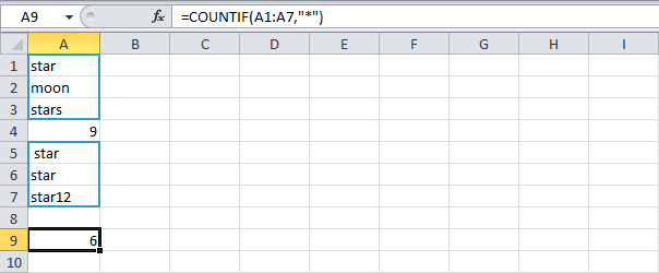 Подсчет вхождений в Excel