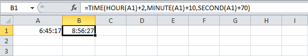 Дата и время в Excel
