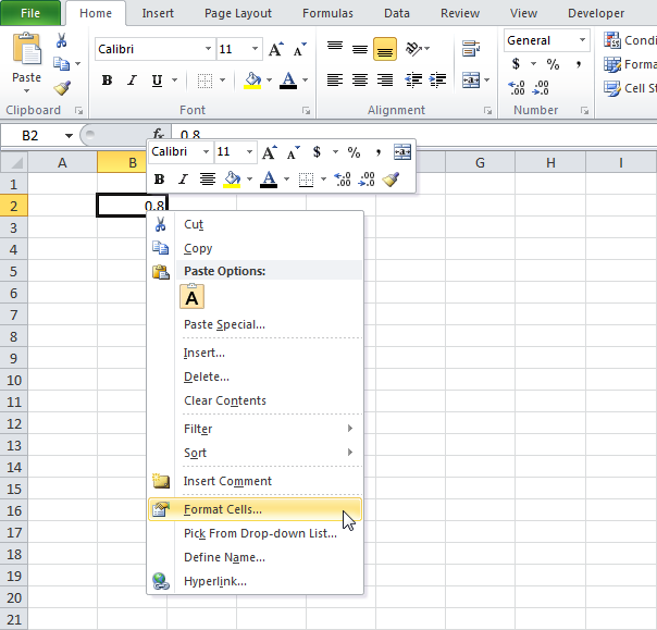 Форматирование ячеек в Excel