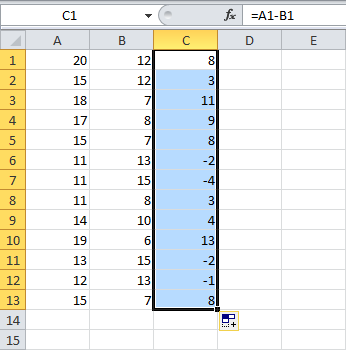 Как настроить отображение отрицательных чисел в ячейках Excel?