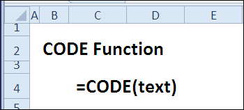 Функция КОДСИМВ в Excel