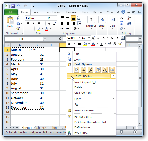 Excel переносит данные из строк в столбцы