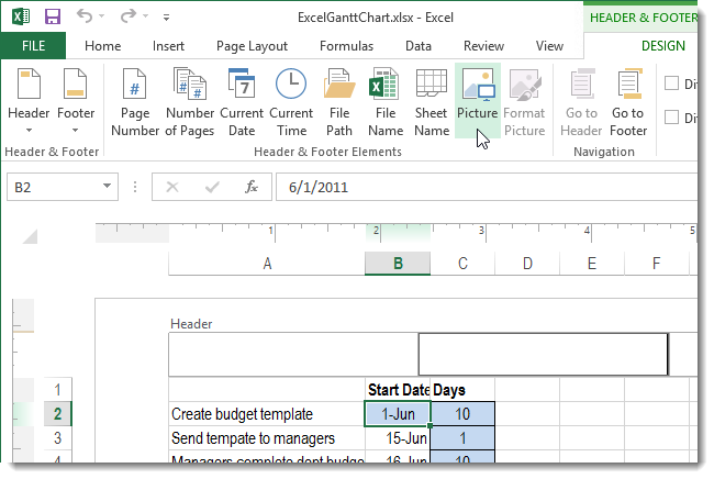 Вставка изображения под текст в Microsoft Excel
