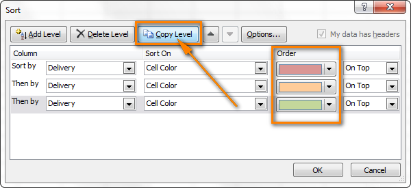 Как сделать сортировку по цвету в excel. Сортировка данных в Excel