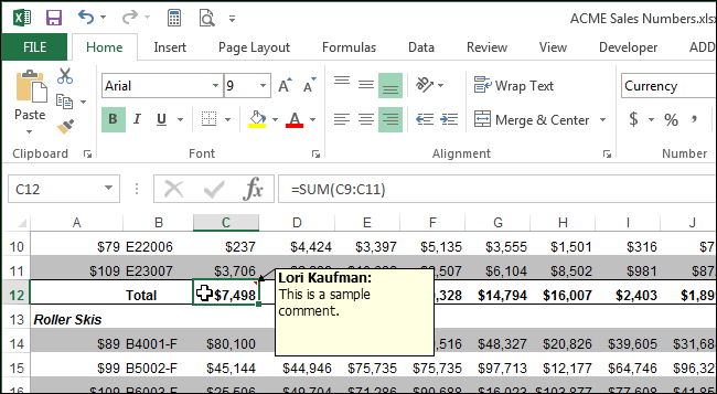 Как в Excel скрывать примечания, формулы, не вмещающийся текст и линии сетки