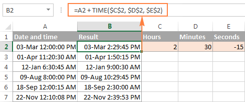 Сложение и вычитание дат в Excel