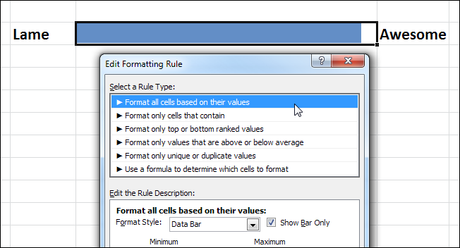 Как создать индикатор процесса в Excel с помощью условного форматирования
