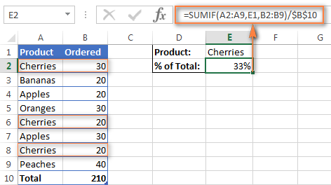 Как посчитать процент в Excel?