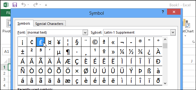 Как с помощью автозамены назначить сочетания клавиш для символов в Excel 2013