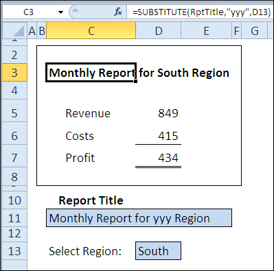 30 функций Excel за 30 дней: ПОДСТАВИТЬ (SUBSTITUTE)