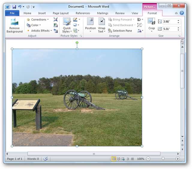 Как обрезать картинки в Word, Excel и PowerPoint 2010