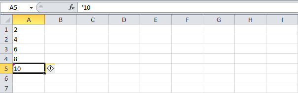 Преобразование чисел в текст в Excel