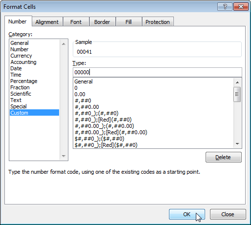 Пользовательские числовые форматы в Excel