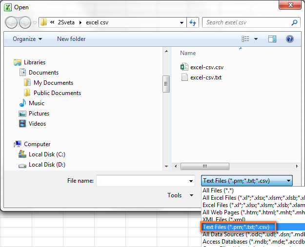 Преобразовываем CSV в Excel: как импортировать файлы CSV в электронные таблицы Excel