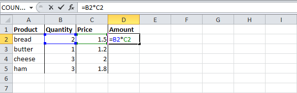 Ссылки на ячейки в Excel