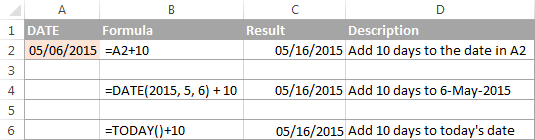 Как складывать и вычитать даты, дни, недели, месяцы и годы в Excel