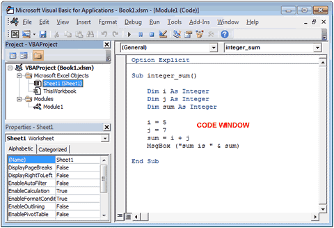 Шпаргалка: Табличный процессор MS Excel Язык программирования Visual Basic for Applications