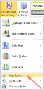 Как изменить цвет строки в Excel по условию, в зависимости от условий