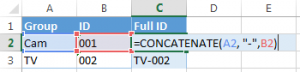 Как объединить таблицы с частичным совпадением в Excel