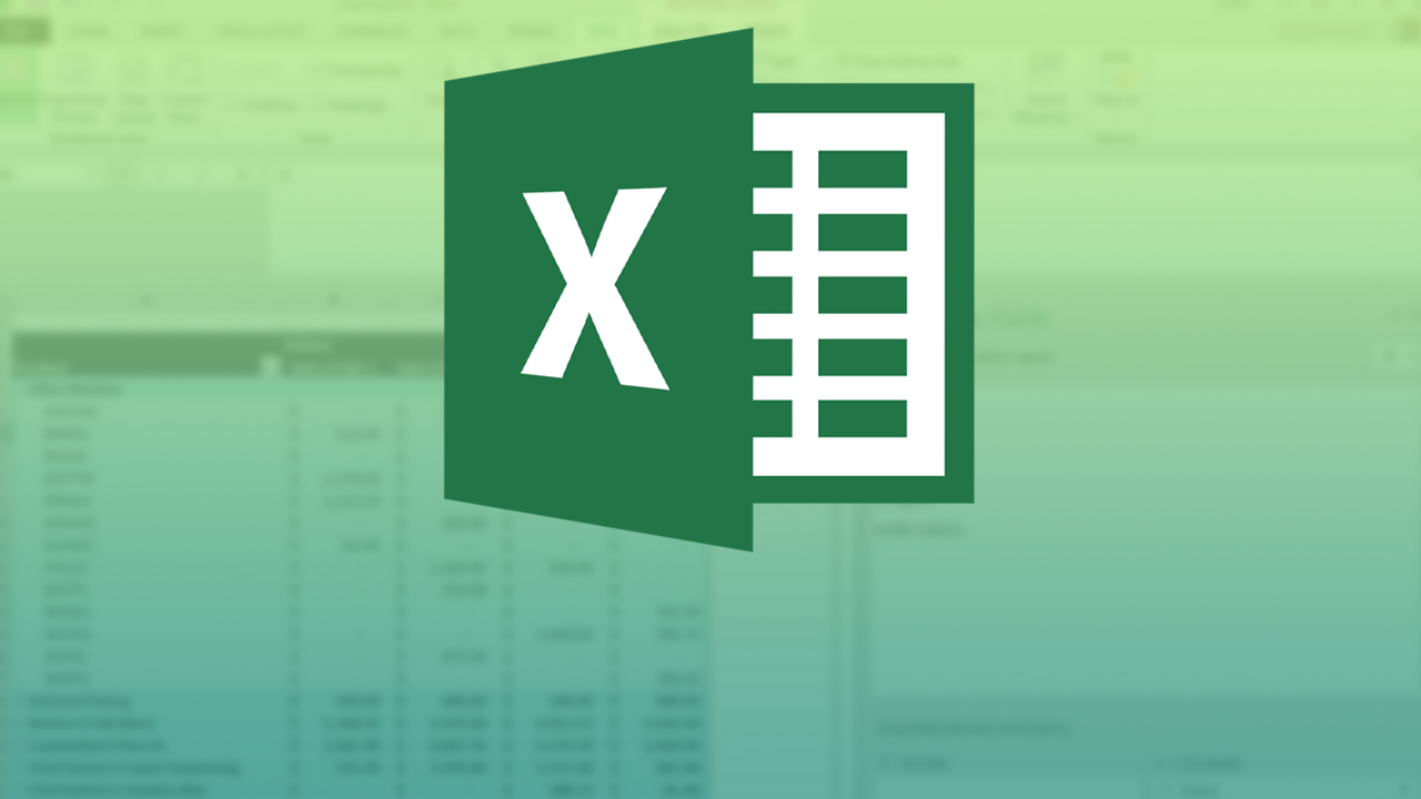 Excel без фона