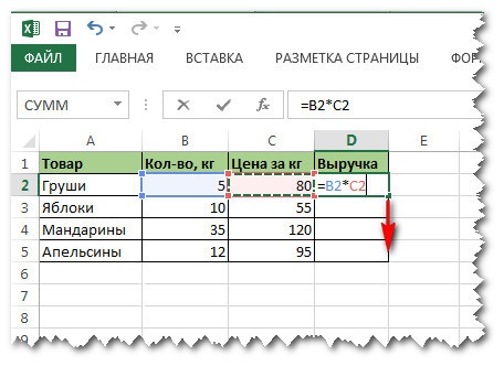 С помощью какой формулы можно построить псевдографик в ячейке excel