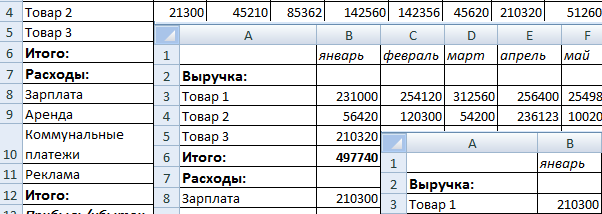 Не работает таблица данных в excel