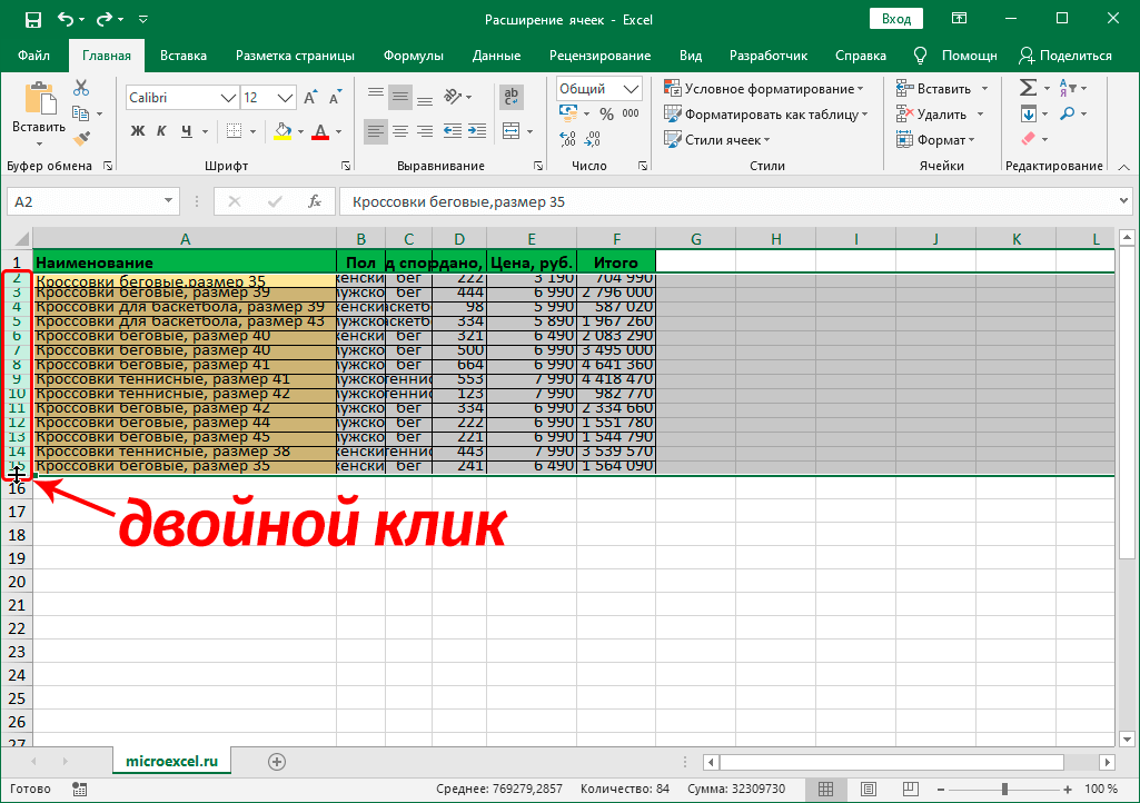 Что такое ячейка в excel