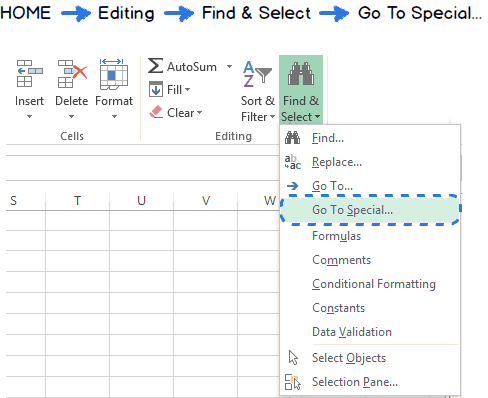Как заполнить пустые ячейки верхними значениями в Excel