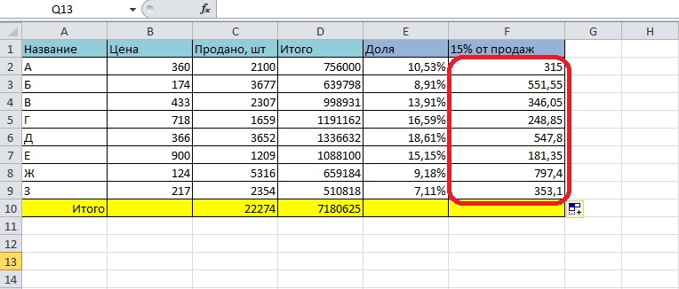 kak-poschitat-procent-ot-chisla-v-excel-kak-poschitat-dolyu-v-excel