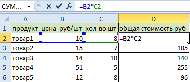 Функция транспонирования в Excel