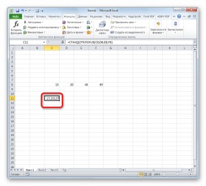 Стандартное отклонение и дисперсия в excel