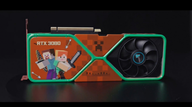 Представлена ​​новая видеокарта GeForce RTX 3080 для поклонников Minecraft