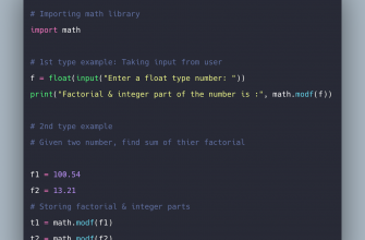 Библиотеки для решения математических примеров в Python