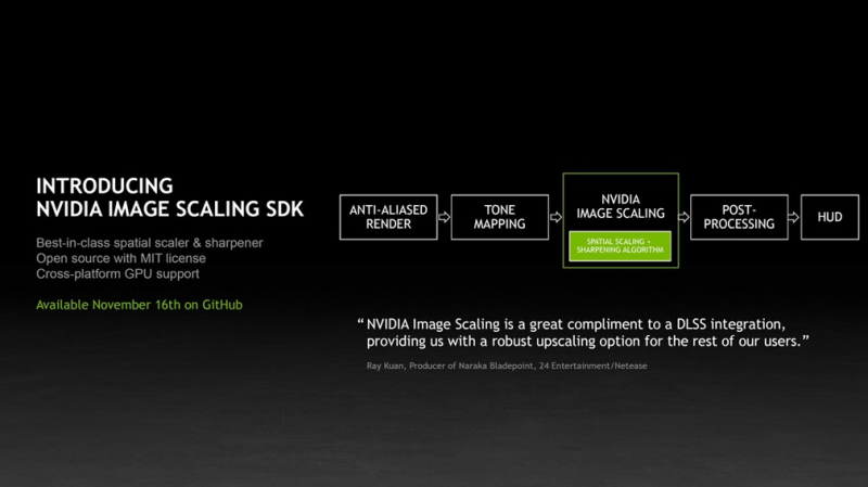 Nvidia представляет новую технологию масштабирования пространства для игр